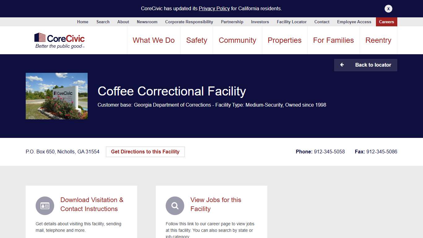 Coffee Correctional Facility